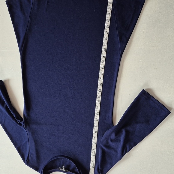 Hype Navy Blue Crew Neck Top - Picture 5 of 7